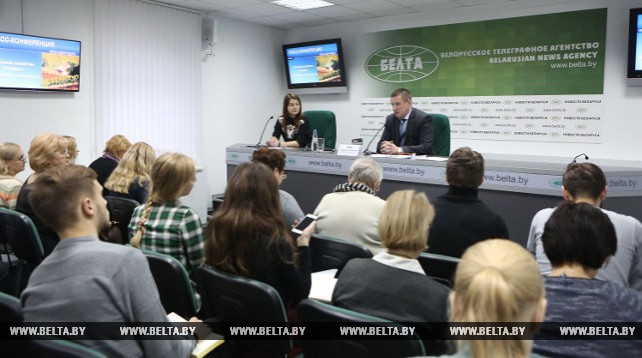 Леонид Заяц провел пресс-конференцию в пресс-центре БЕЛТА