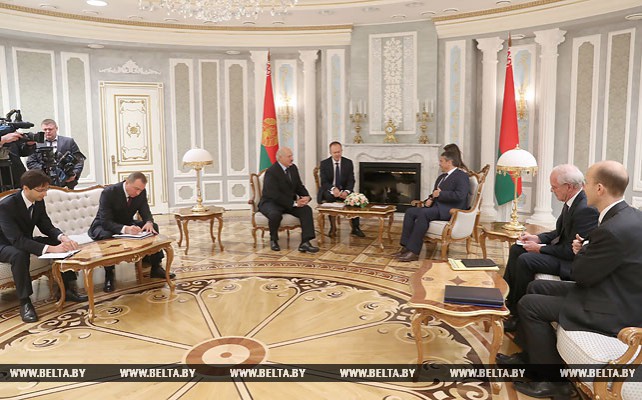 Александр Лукашенко встретился с вице-канцлером, федеральным министром иностранных дел ФРГ Зигмаром Габриэлем