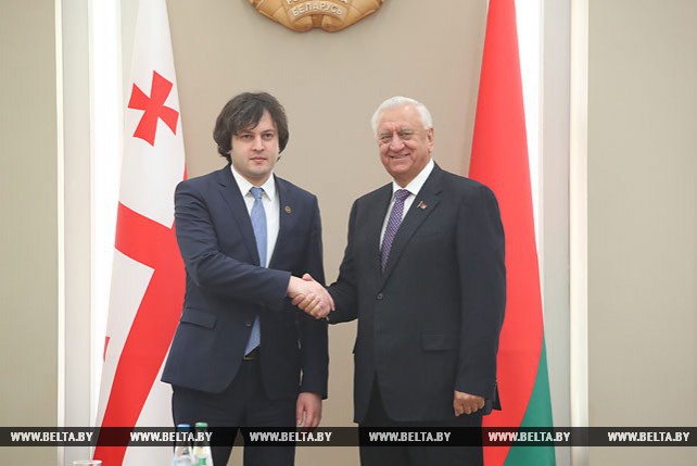 Мясникович встретился с парламентской делегацией Грузии