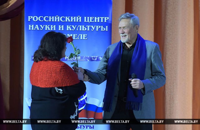 Российский актер Александр Михайлов провел в Гомеле творческую встречу