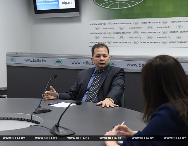 Онлайн-конференция о возможностях и перспективах развития финансового рынка в Беларуси в пресс-центре БЕЛТА
