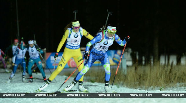 Белорусские биатлонисты финишировали одиннадцатыми в смешанной эстафете этапа КМ в Швеции