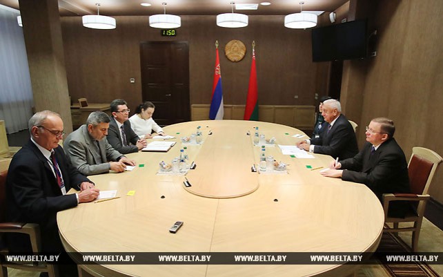 Мясникович встретился с вице-спикером парламента Сербии