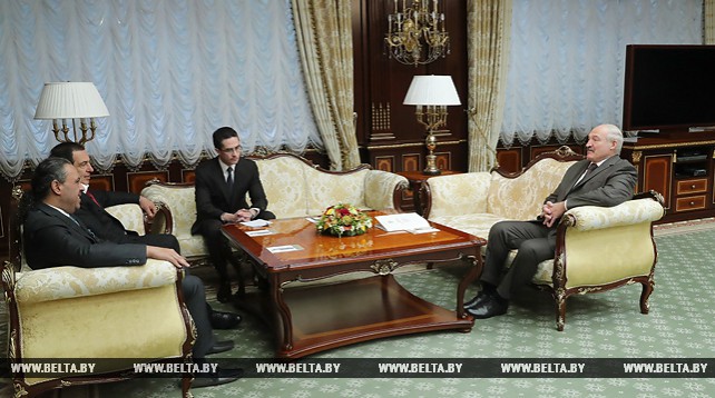 Лукашенко встретился с Президентом Ассоциации национальных олимпийских комитетов шейхом Ахмадом аль-Фахадом аль-Сабахом