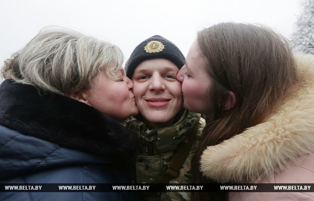 В войсковой части 3214 Минского гарнизона состоялось принятие военной присяги новым пополнением