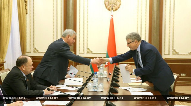 Андрейченко встретился с главой отделения посольства Швейцарии в Беларуси