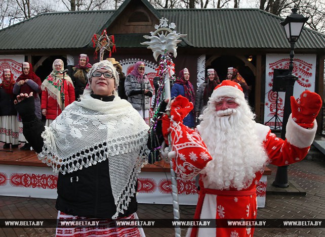 Рождественские гуляния "Віцебскія каляды" прошли в областном центре