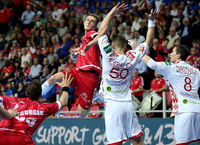 Белорусские гандболисты победно стартовали на чемпионате Европы в Хорватии