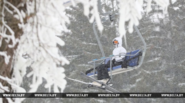 Зимний сезон в горнолыжном комплексе "Логойск"