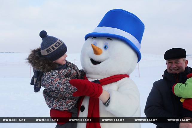 Международный день снега отметили в "Коробчицком Олимпе"