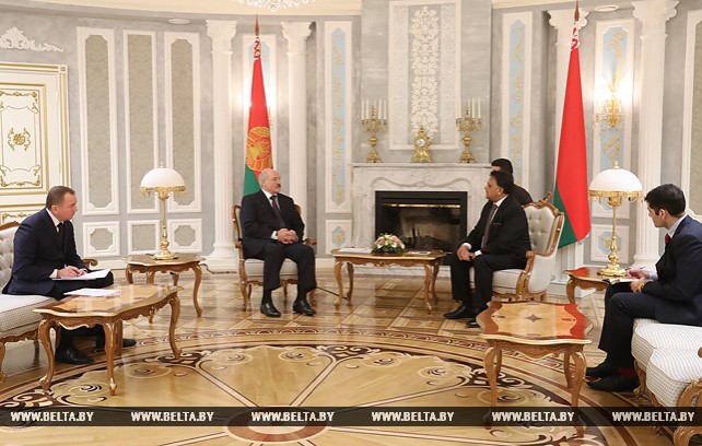 Лукашенко встретился с Чрезвычайным и Полномочным Послом Исламской Республики Пакистан Масудом Ханом Раджой