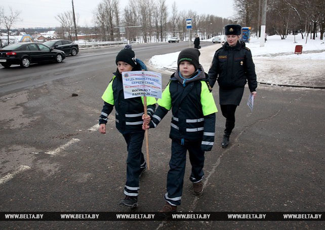 Акцию "Дорога безОпасности" провели сотрудники ГАИ в Витебске