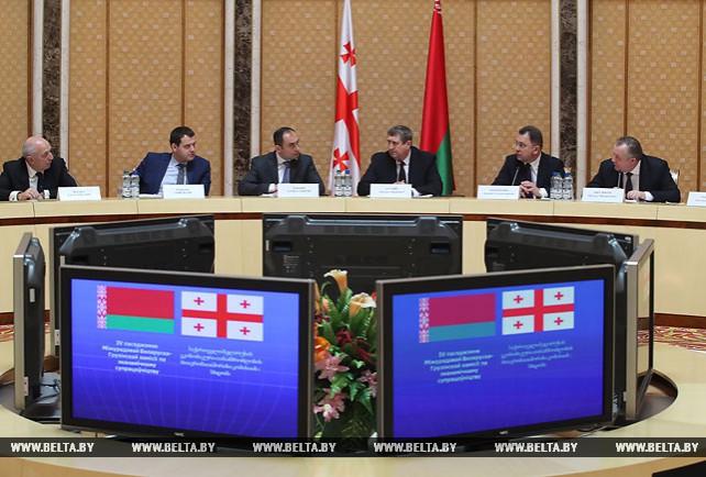 Заседание межправительственной белорусско-грузинской комиссии по экономическому сотрудничеству