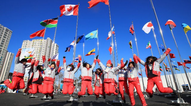 Официальное открытие Олимпийской деревни состоялось в Пхенчхане