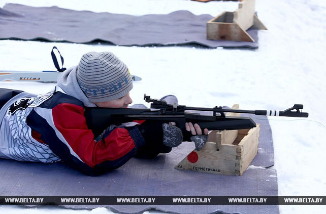 В Витебске прошел областной этап соревнований "Снежный снайпер"