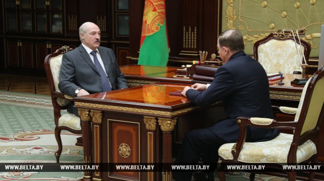 Лукашенко встретился с Управляющим делами Президента Виктором Шейманом