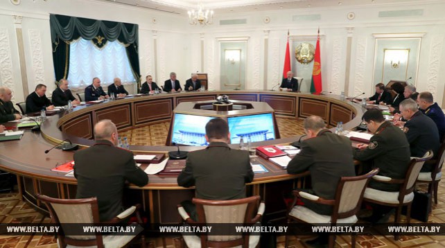 Лукашенко принял участие в заседании Совета безопасности