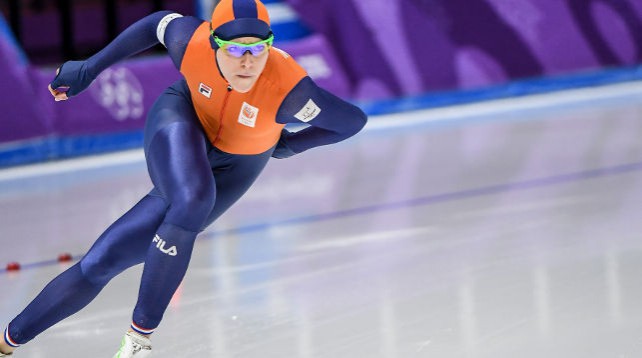 Голландская конькобежка Йорин Тер Морс выиграла олимпийские соревнования на дистанции 1000 м