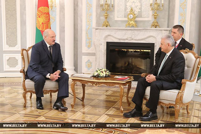 Александр Лукашенко встретился с премьер-министром Турции Бинали Йылдырымом