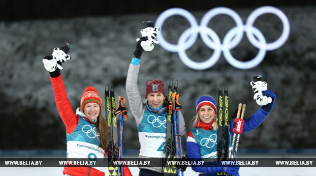 Дарья Домрачева завоевала олимпийское серебро в масс-старте