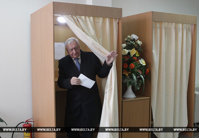 Мясникович принял участие в выборах