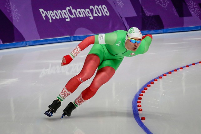 Белорусский конькобежец Игнат Головатюк занял 22-е место на олимпийской дистанции 500 м