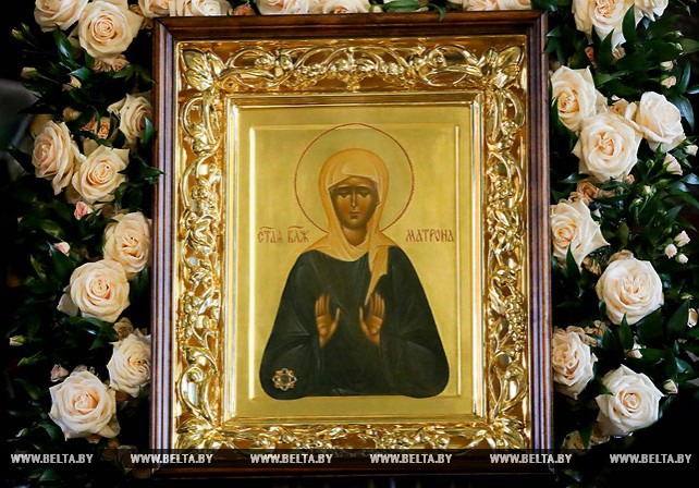 Частицу мощей святой Матроны Московской доставили в Минск