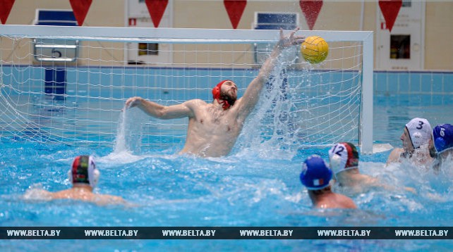 Сборная Беларуси по водному поло победила команду Мальты в матче ЧЕ