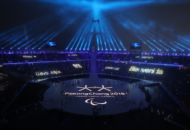Церемония открытия Паралимпийских игр прошла в Пхенчхане