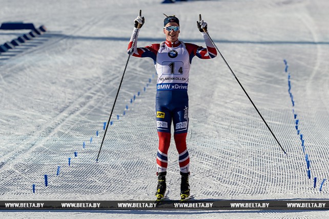 Биатлонисты Норвегии выиграли эстафету на этапе Кубка мира в Холменколлене