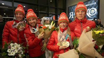 Белорусские паралимпийцы вернулись с зимних Игр в Пхенчхане