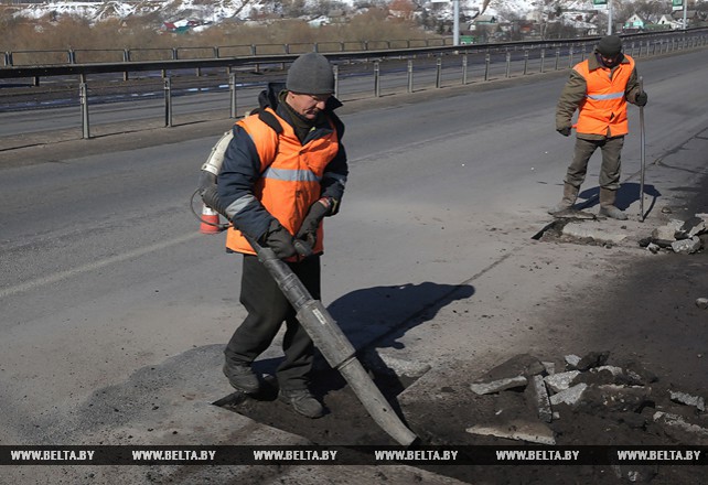 В Могилеве большую часть ямочного ремонта дорог выполнят в апреле-мае