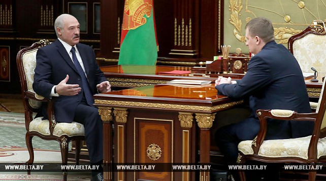 Лукашенко встретился с председателем Совета по развитию предпринимательства Александром Турчиным