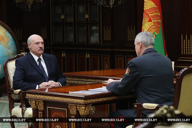 Александр Лукашенко провел рабочую встречу с министром внутренних дел Игорем Шуневичем