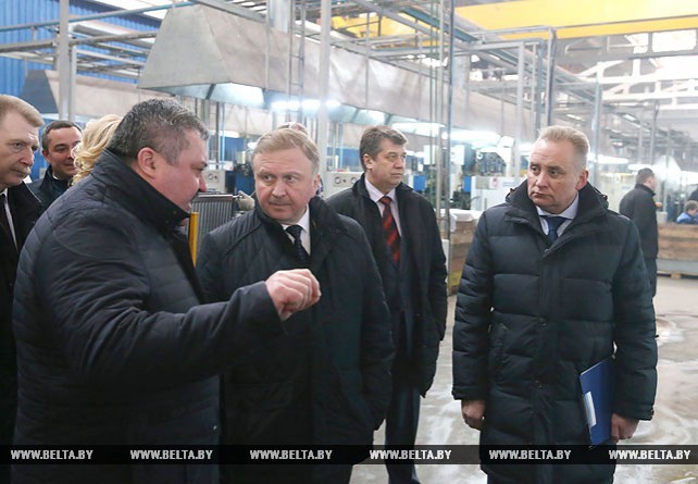 Кобяков посетил ОАО "Управляющая компания холдинга "Лидсельмаш"