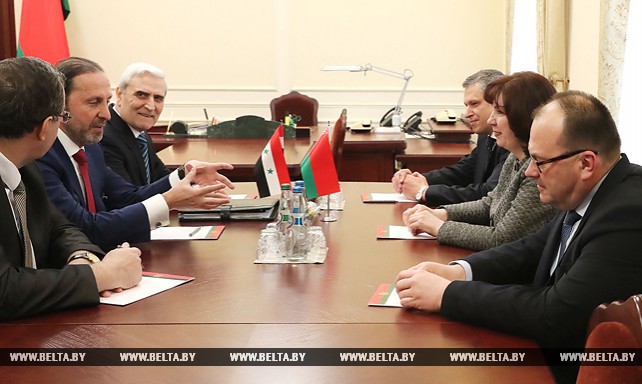 Кочанова встретилась с министром по делам дворца Президента Сирии