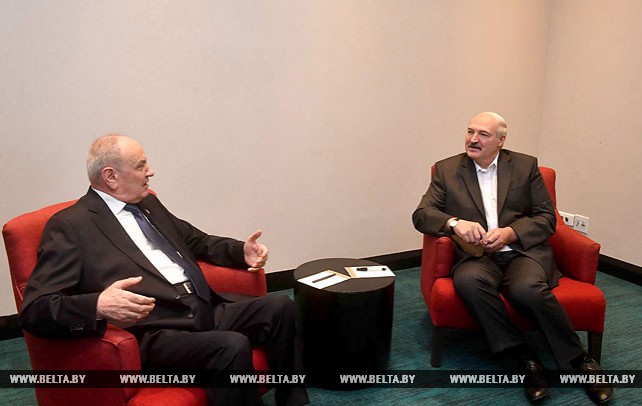 Лукашенко в Кишиневе встретился с экс-президентом Молдовы Николаем Тимофти