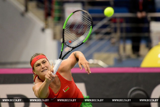 Соболенко уступила Кужмовой в матче Кубка Федерации Беларусь - Словакия