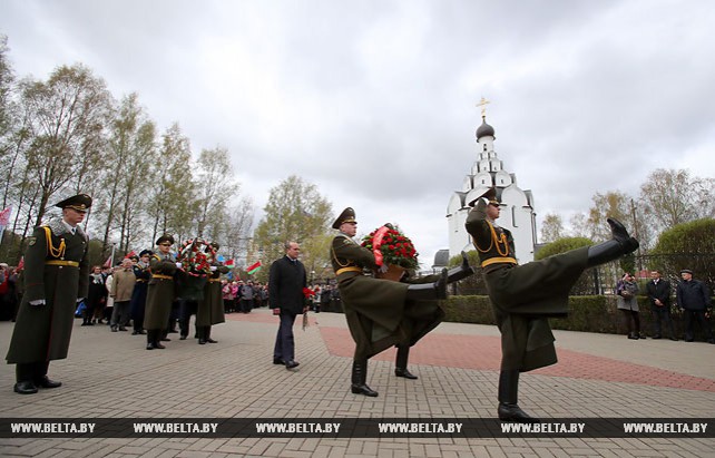 Траурная церемония к годовщине катастрофы на Чернобыльской АЭС прошла в Минске