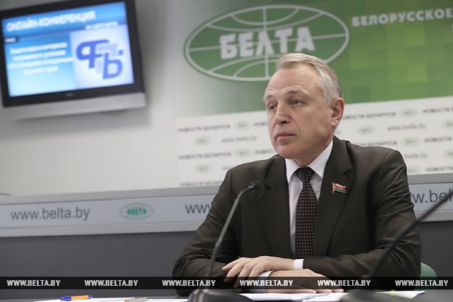 Михаил Орда провел онлайн-конференцию в пресс-центре БЕЛТА