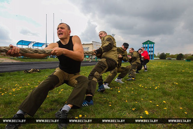 Военно-спортивный праздник "Олимпия 2018" прошел в Бресте