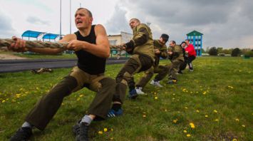 Военно-спортивный праздник "Олимпия 2018" прошел в Бресте