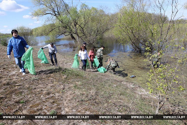 Республиканская акция "Чистый водоем" проходит в Гомельском районе