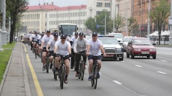 Велопробег в честь 100-летия уголовного розыска прошел в Минске