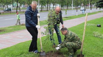 Общегородской субботник прошел в Витебске