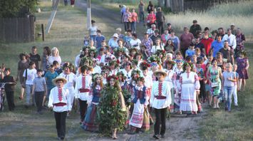 Обряд "Проводы русалки" прошел в Хойникском районе