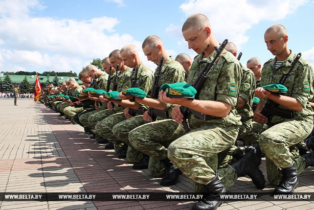 В Брестской крепости 574 новобранца приняли военную присягу
