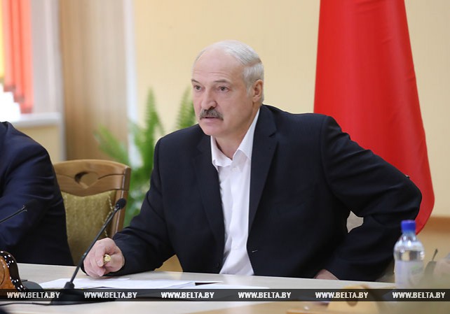Лукашенко провел совещание в Шкловском районе