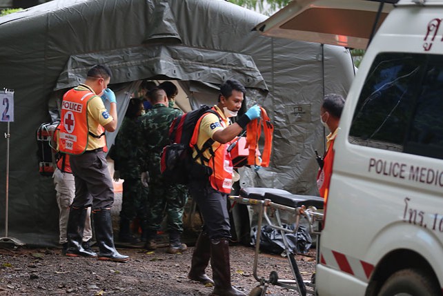 Восемь детей спасены из пещеры в Таиланде