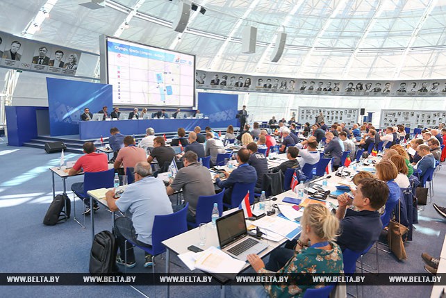 Семинар для глав европейских сборных на II Европейских играх в Минске